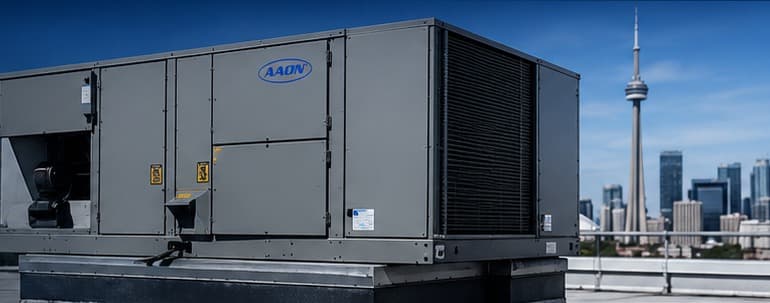 Commercial rooftop HVAC unit